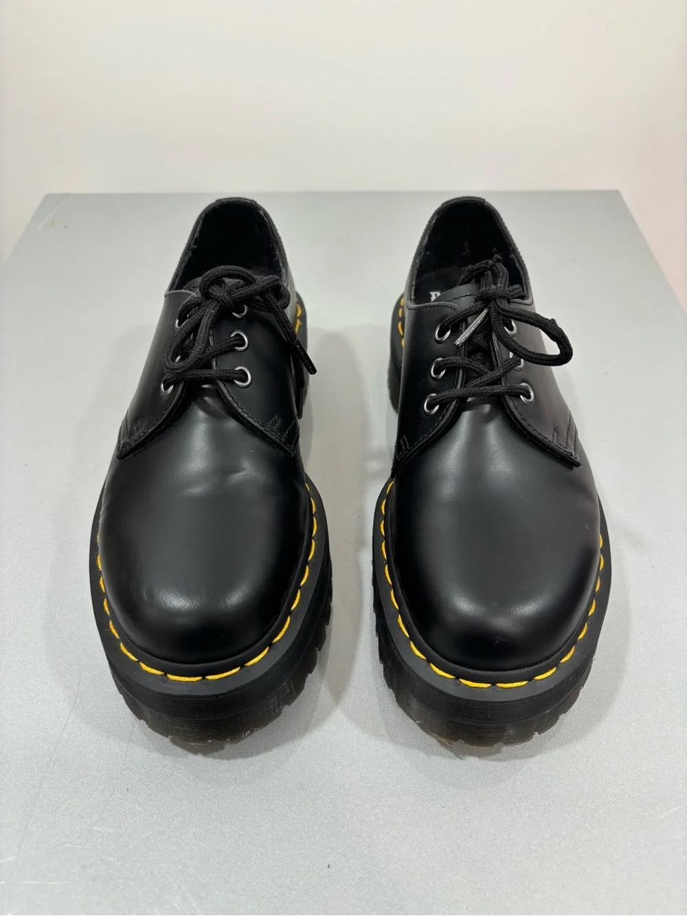 Dr. Martens 1461 Quad Darby Platform Smooth Leather US 7 Smooth Leather